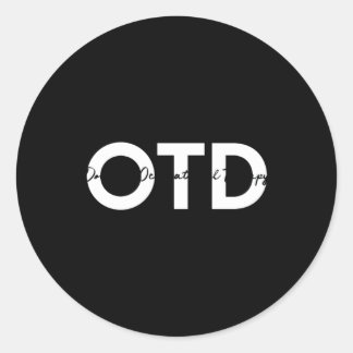 Arzt für Arbeitstherapie Runder Aufkleber