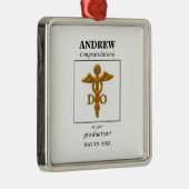 Arzt für Osteopathie Abschluss Gratulation Ornament Aus Metall (Rechts)