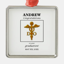 Arzt für Osteopathie Abschluss Gratulation Ornament Aus Metall