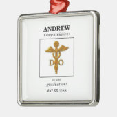 Arzt für Osteopathie Abschluss Gratulation Ornament Aus Metall (Links)