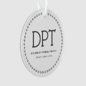 Arzt für Physikalische Therapie Ornament (Vorderseite)