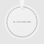 Arzt für Physikalische Therapie Ornament (Rückseite)