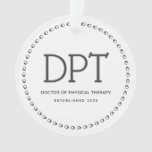 Arzt für Physikalische Therapie Ornament (Vorderseite)