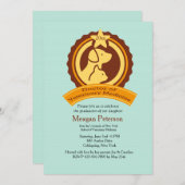 Arzt für Tiermedizin Abschluss Einladung (Vorne/Hinten)