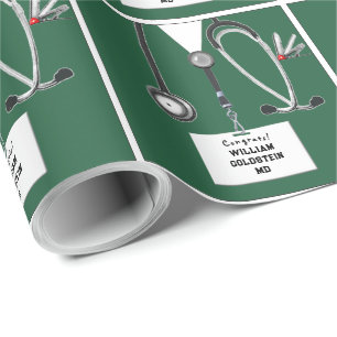 Arzt-Geschenkverpackungspapier Geschenkpapier