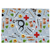 Arzt Große Geschenktüte (Rückseite)