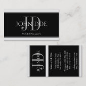 Arzt-horizontaler Streifen B/B Visitenkarte (Vorne/Hinten)