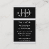 Arzt-horizontaler Streifen B/B Visitenkarte (Rückseite)