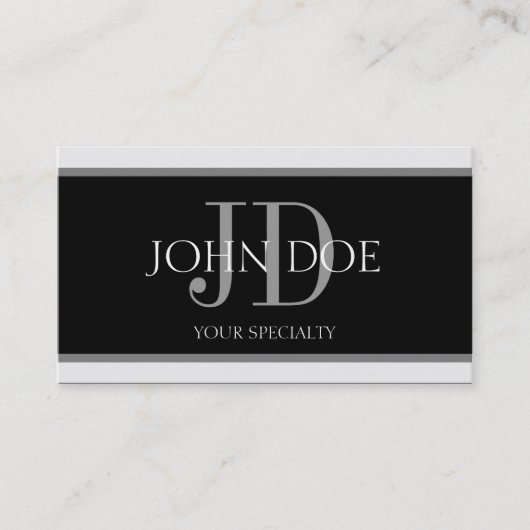 Arzt-horizontaler Streifen B/B Visitenkarte (Vorderseite)