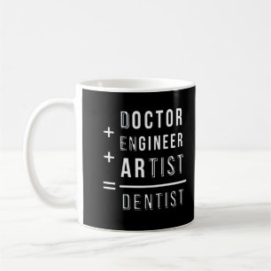 Arzt Ingenieur Künstler Zahnarzt sagt Kaffeetasse