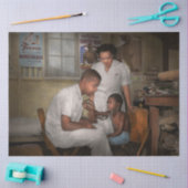 Arzt - Kinderarzt - aus dem Herzen 1942 Seidenpapier (Basteln)