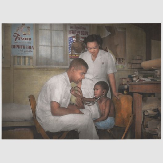 Arzt - Kinderarzt - aus dem Herzen 1942 Seidenpapier (Vorderseite)