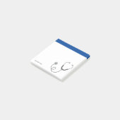 Arzt, Krankenpflege, Medizin, Krankenhaus Post-it Klebezettel (angewinkelt)