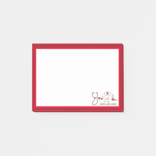 Arzt, Krankenpflege, Medizin, Krankenhaus Post-it Klebezettel