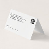 Arzt lächelt | Logo des Obstetrician Gynecologin Visitenkarten (Rückseite)