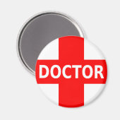 Arzt Logo Magnet (Vorderseite/Rückseite)