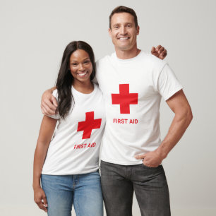 Arzt MEDIZIN & Erste Hilfe, Kreuz, Krankenwagen, T-Shirt