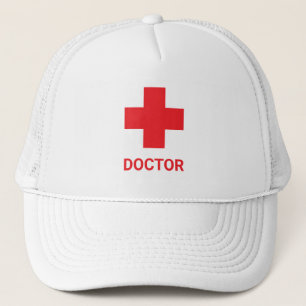 Arzt MEDIZIN & Erste Hilfe, Kreuz, Krankenwagen,  Truckerkappe