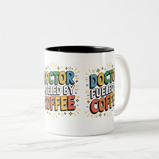 Arzt mit Tasse (VorderseiteRechts)