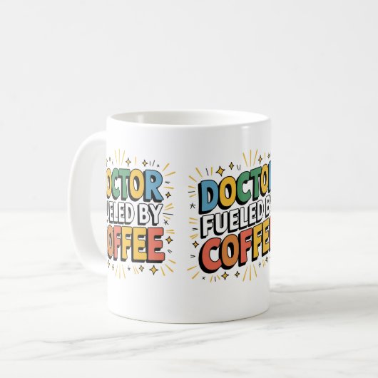 Arzt mit Tasse (Vorderseite Links)