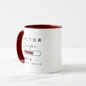 ARZT [Name] Loading Brown & White Tasse (Vorderseite Links)