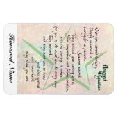 Arzt (oder Doktor)Danke an ein Wertungsmagazin Magnet (Horizontal)