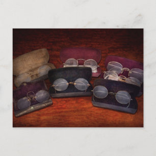 Arzt - Optometriker - Array von Optikalen Postkarte