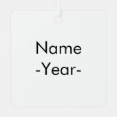 Arzt Ornament Aus Metall (Rückseite)