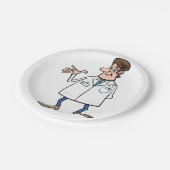 Arzt Pappteller (Schrägansicht)