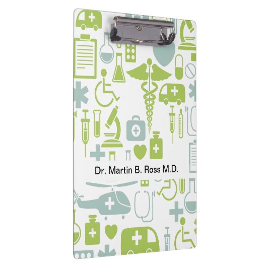 Arzt personalisiertes Klemmbrett (Rechts)