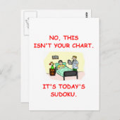 Arzt Postkarte (Vorne/Hinten)