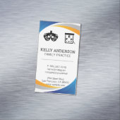 Arzt | Practice MD | Optometriker Magnetische Visitenkarte (Beispiel)