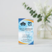 Arzt | Praxis MD | Optometristische Icons Visitenkarte (Stehend Vorderseite)