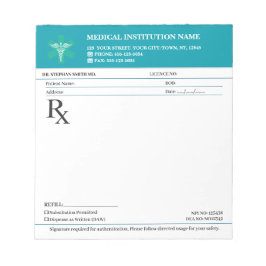 Arzt Rezept Medizinisches RX-Block – Medizinisches Notizblock