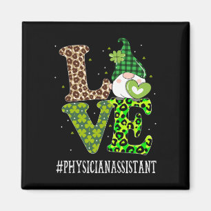 Arzt Sofortige Liebe St. Patricks Day Gnom Leopard Magnet