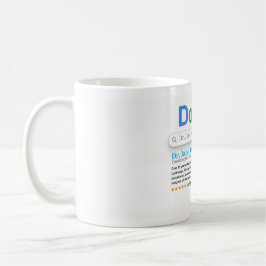 Arzt-Suche Stil Individueller Name Becher – Person Kaffeetasse