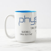 Arzt-Tasse Zweifarbige Tasse (Links)