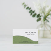 Arzt und medizinische Geschäfts-Karte - Terminkarte (Stehend Vorderseite)