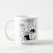 Arzt und Patient in der Operation des Arztes - Gut Kaffeetasse (Links)