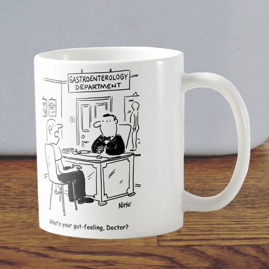 Arzt und Patient in der Operation des Arztes - Gut Kaffeetasse