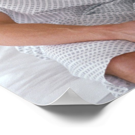 Arzt und Patient Poster (Ecke)