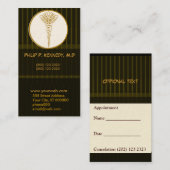 Arzt Verabredung kopiert Medizin Terminkarte (Vorne/Hinten)