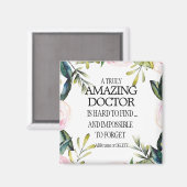 Arzt Verlassend Geschenk Vielen Dank Auf Wiederseh Magnet (Vorderseite/Rückseite)