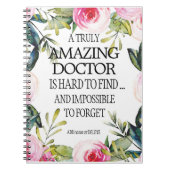 Arzt Verlassend Geschenk Vielen Dank Auf Wiederseh Notizblock (Vorderseite)