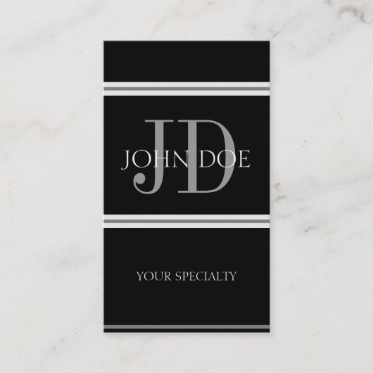 Arzt vertikales B/B Visitenkarte (Vorderseite)