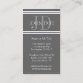 Arzt vertikales DG/DG Visitenkarte (Rückseite)