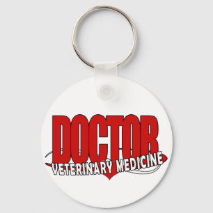 ARZT VETERINÄRMEDIZIN - ROT SCHLÜSSELANHÄNGER