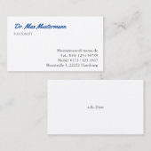 Arzt Visitenkarte (Vorne/Hinten)