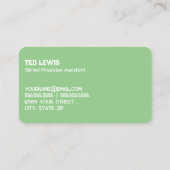 Arzt Visitenkarte (Rückseite)