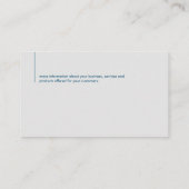 Arzt | Zahnarztvorsitzender Visitenkarte (Rückseite)